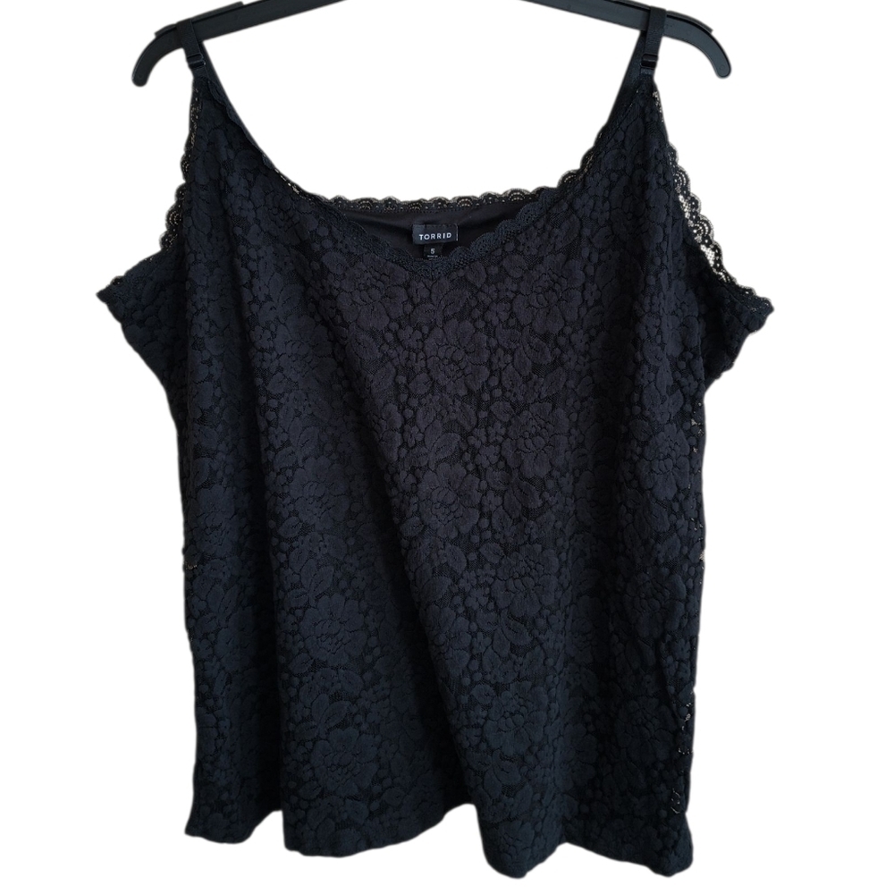 Black Lace Women Top